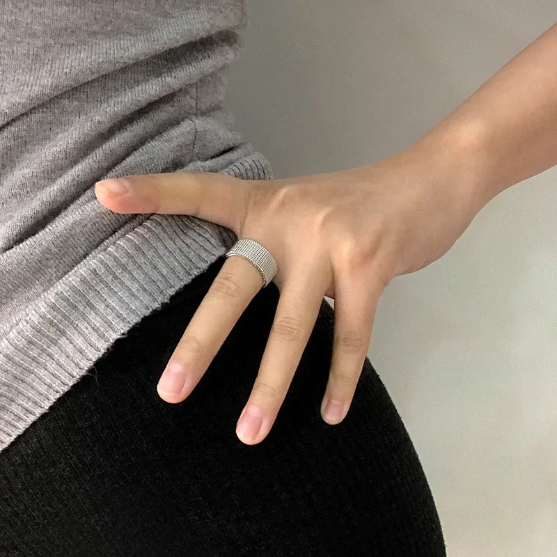 Mesh Wave Ring
