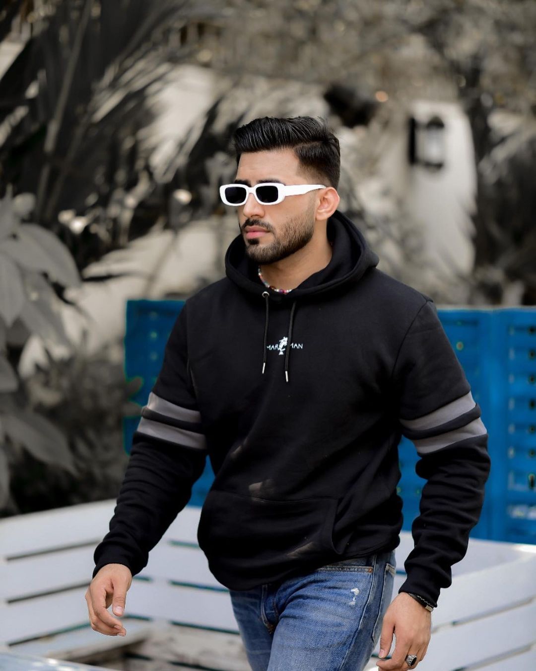 Retro Square White Shades