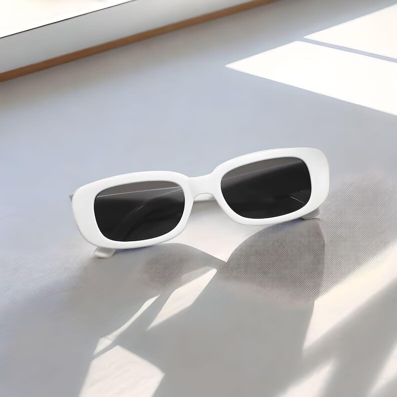Retro Square White Shades